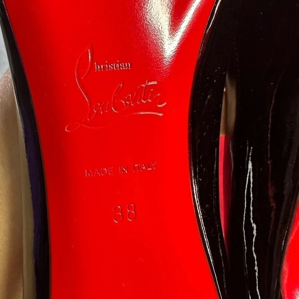 CHRISTIAN LOUBOUTIN kate 85 patent leather heels - Picture 8 of 13